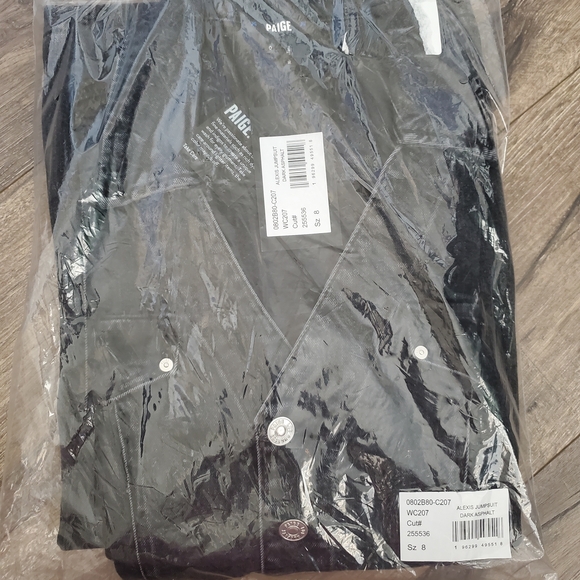 Paige Alexis Short Sleeve Jumpsuit in Dark Asphalt - NWT - Picture 12 of 12